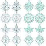 4 Pcs Rhinestone Pasties Crystal Breast Covers Body Jewelry Stick Breast Pasties Chest Stickers for Body (Glow in the Dark Style) Multicolor