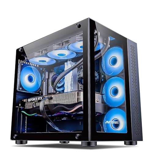 Fusionit Assembled Gaming Pc RTX 3050 with Ryzen7 5800X (16 Gb Ddr4/1 Tb/500 Gb Ssd Nvme Wd/8 Gb Ddr5 Graphic Card Rtx3050/27 Inch IPS Screen Samsung/Keyboard and Mouse_RTX 3050 Gpu/CPU Cooler