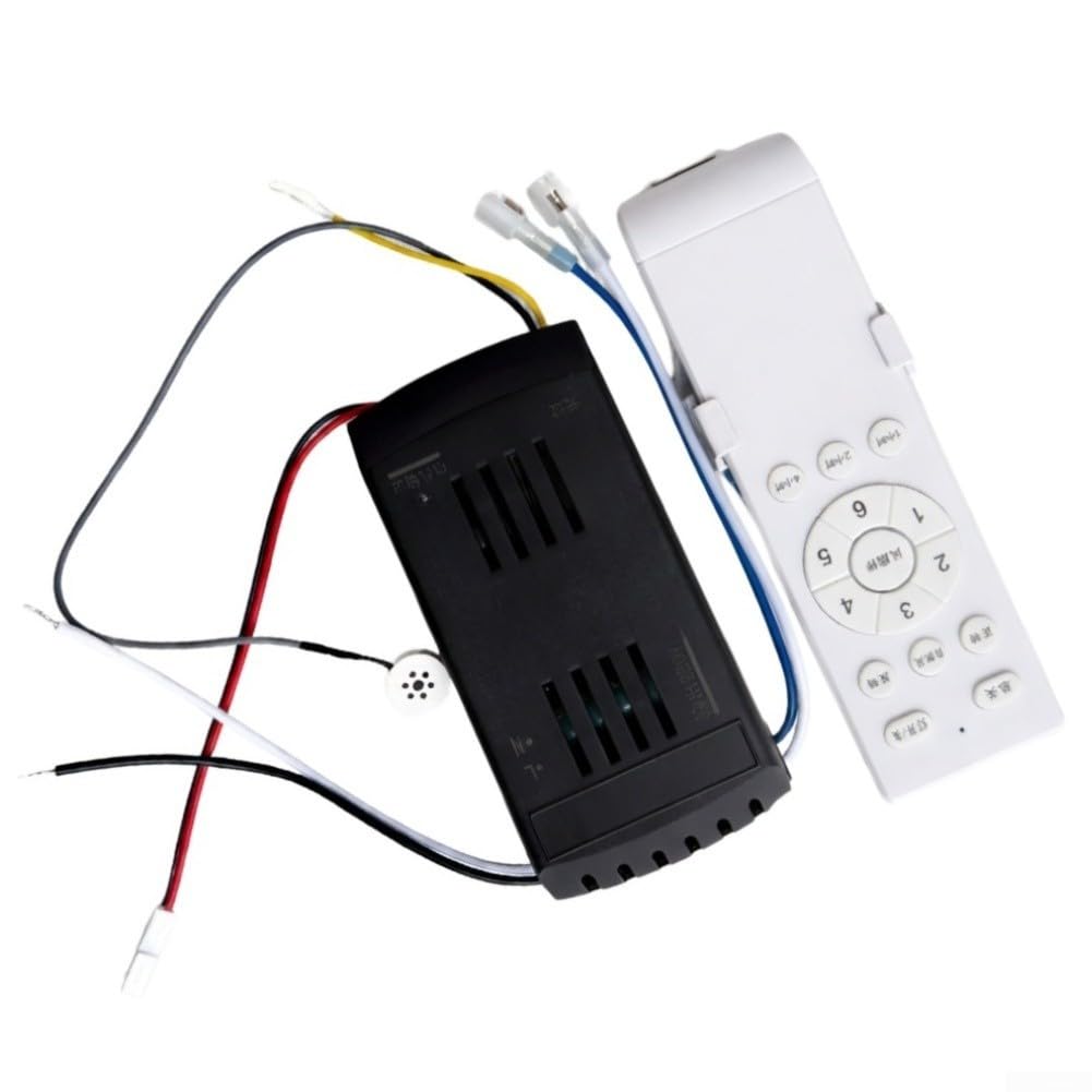 Ventilatore da soffitto telecomando 6 velocità DC 24V silenzioso ventilatore da soffitto kit di controllo 24V sicuro ventilatore da soffitto silenzioso ricevitore 6 livelli dimmerabile ventilatore DC