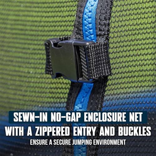 Bestway Xtreme Air 10FT 12FT 15FT Outdoor Trampoline for Kids and Adults, No-Gap Security Enclosure Net, Foam-Padded Poles, Fast & Easy Assembly, ASTM Approved, 2-Year Warranty - Image 6