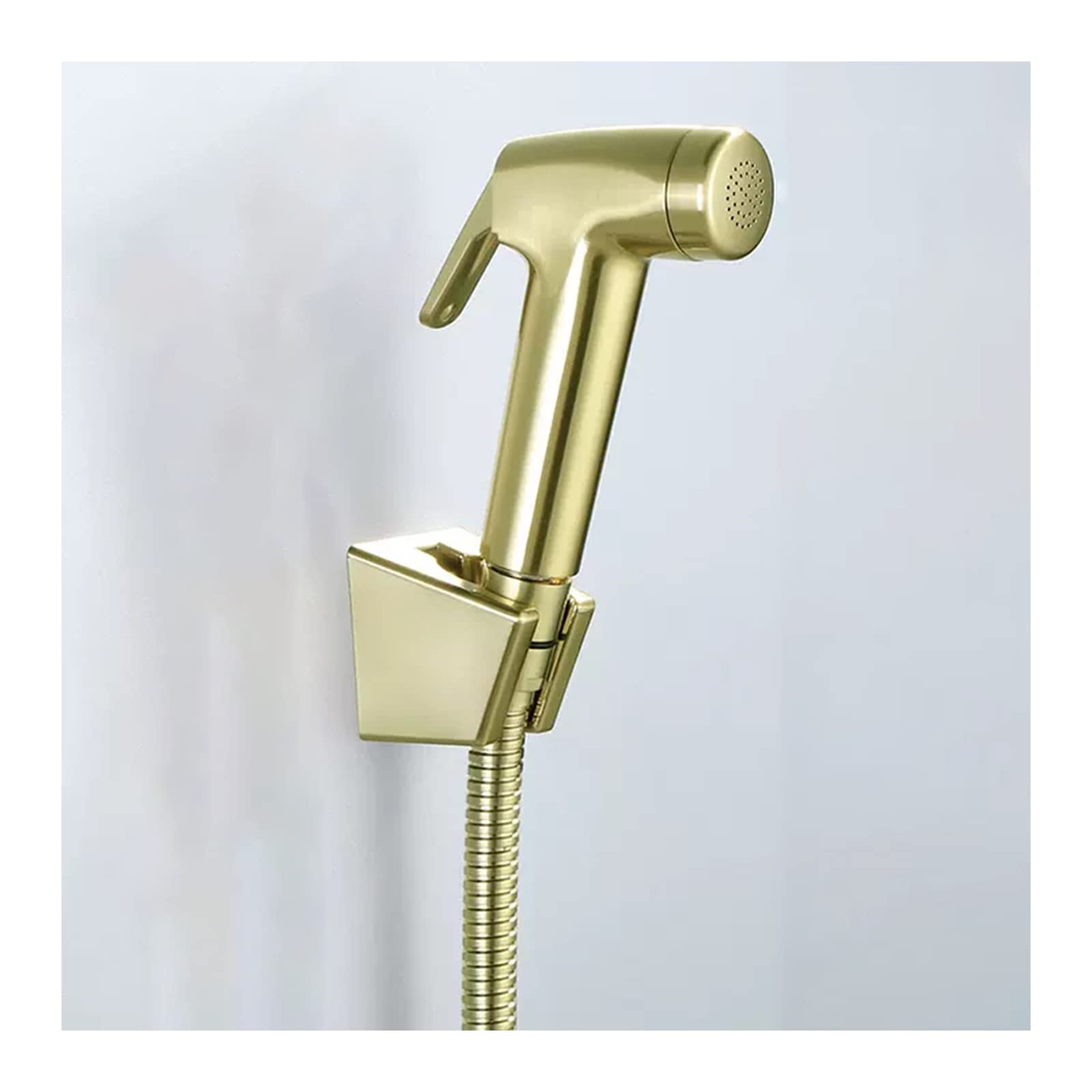 TTDGYYXW Hand-Bidet-Sprayer-WC, gebürstetes Gold-Stoffwindel-Sprühgerät, ABS-Badezimmer-Bidet-Sprühset für Damenhygiene mit 59-Zoll-Schlauch,B