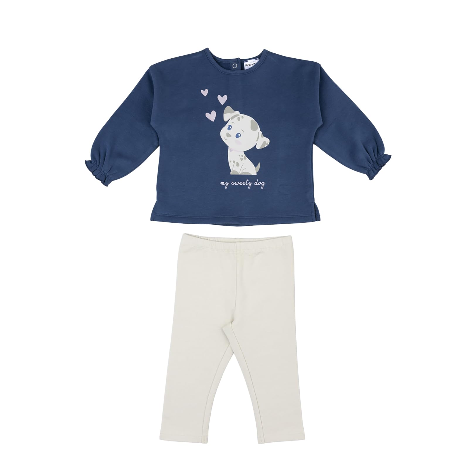 Prénatal Bimba 0-24 Completo Tuta con Pantalone Lungo e Felpa