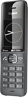 Gigaset FAMILY Plus HX - additional cordless handset for Gigaset DECT-phone or other landline DECT-bases - elegant design - best audio quality, handsfree function - including charger, titanium black