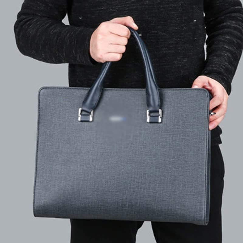 Leather Men's Briefcase Messenger Bag Crossbody Bag Computer Briefcase Backpack3