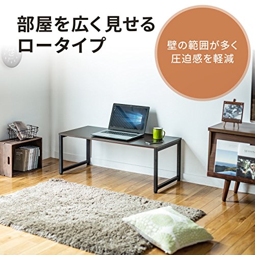 サンワダイレクト ローデスク 100-DESKL004BR