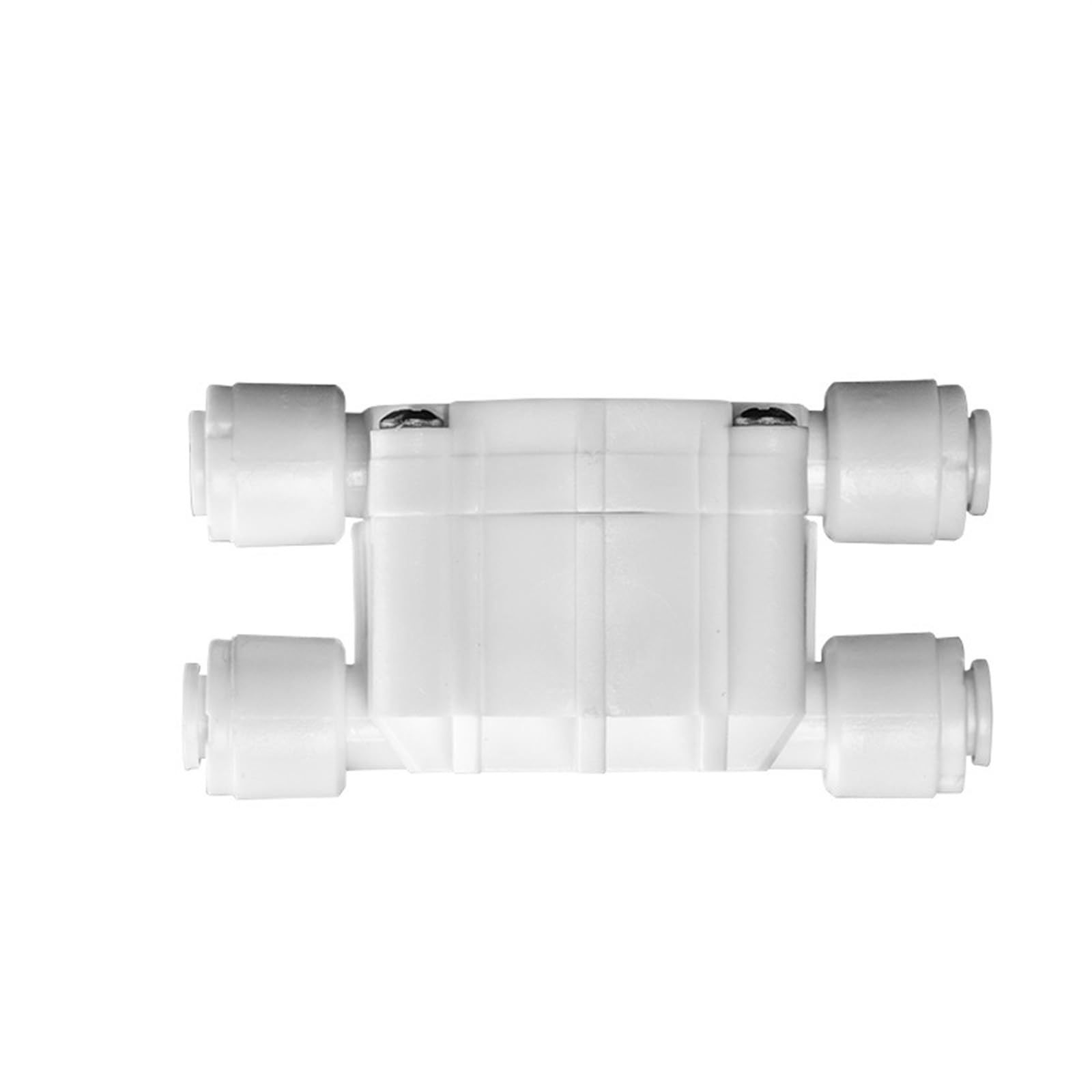 10 Pezzi 1/4" Tubo Flessibile di Collegamento rapido Spegnimento Automatico Valvola a 4 Vie Collegamento rapido Filtro for Acquario RO di osmosi inversa