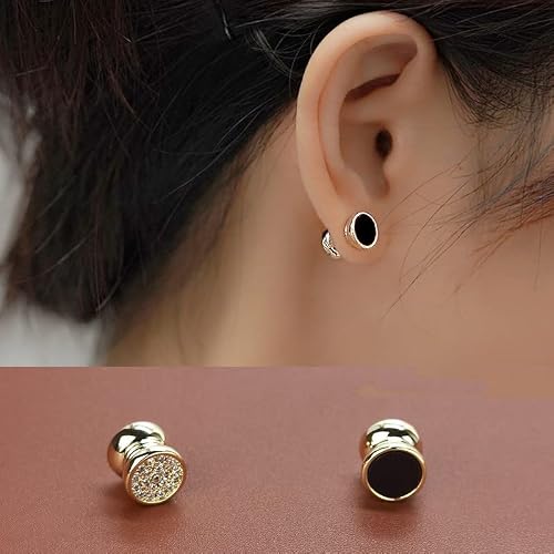 Lymphvity White Onyx Earrings,Atheniz Lymphatic Germanium Earrings Non Piercing Acupressure Earrings For Women Men Girls Jewelry Gifts Clip On Ear Cuff Stud Earring #TOP3
