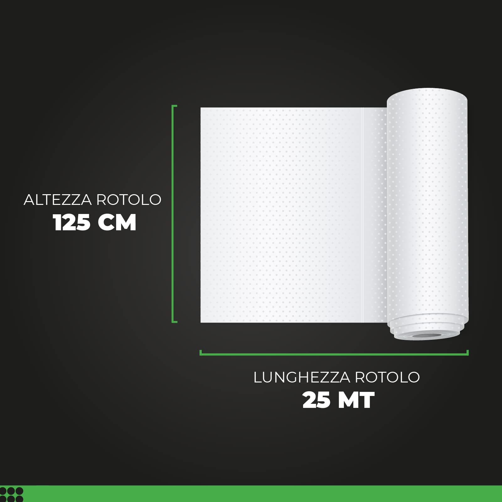 ImballaggiPer Rotolo Polietilene Espanso PE 125 cm x 25 mt, Spessore 2 mm, Bobina per Imballaggio di Mobili e Superfici Verniciate