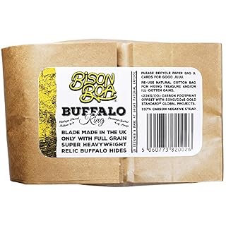 Sangle de guitare en cuir de Buffle – Buffalo King de Bison Boa – Lame Fabriqué au Royaume-Uni à partir de 100% de cuir… - Les Beatles, Paul McCartney, John Lennon, RIngo Starr, George Harrison Sangle de guitare en cuir de Buffle - Buffalo King de Bison Boa - Lame Fabriqué au Royaume-Uni à partir de 100% de cuir… – Image 5