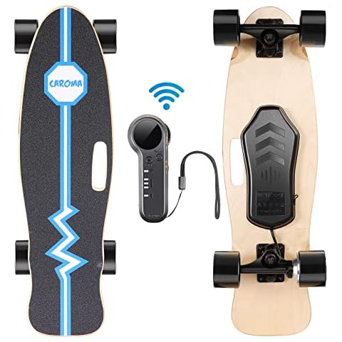 Caroma Skateboard Electrico, 82cm Longboard Cover