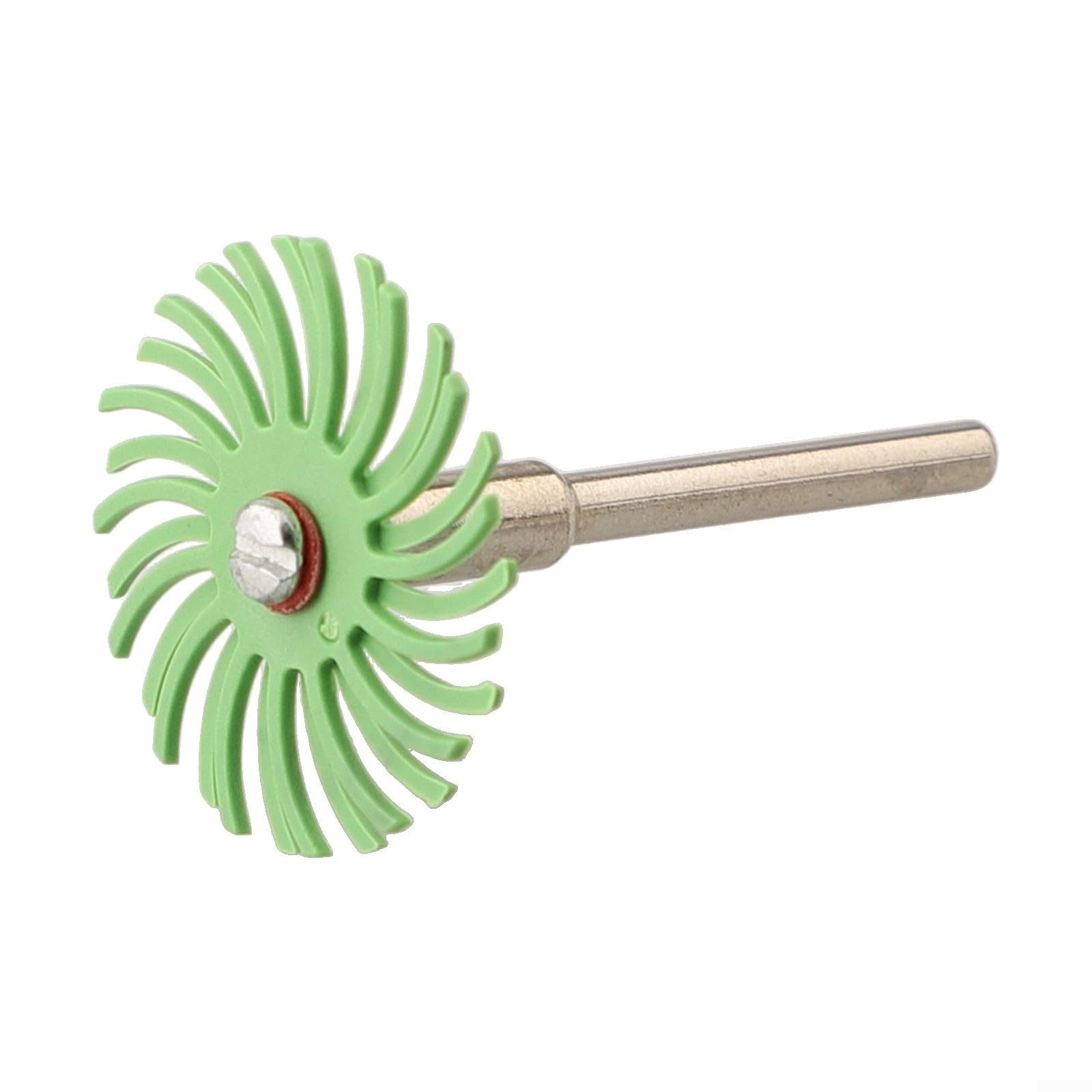 Kit di accessori per utensili rotanti con dischi radiali con rivestimento in ossido di alluminio per una preparazione efficace ma delicata (grana 120)