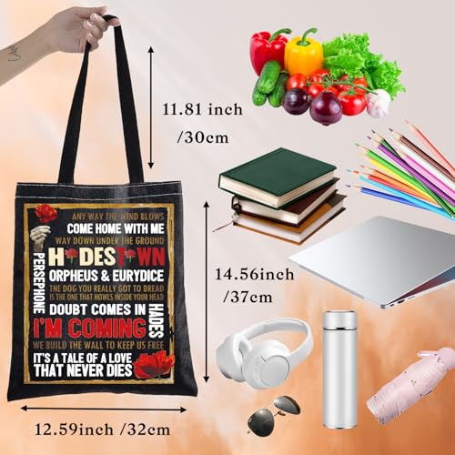 BWWKTOP Orpheus Musical Tote Bag Orpheus Gifts Musical Merchandise Eurydice Theatre Shoulder Bag2