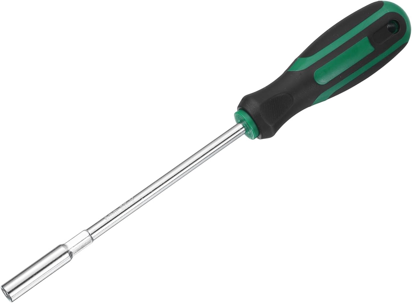 HARFINGTON Metric Nut Driver 6mm Dia 150mm Round Shank CR-V 6 Point Hex Hexagon Socket Wrench Screwdriver with Non-Slip Handle for Tightening and Loosening Fasteners