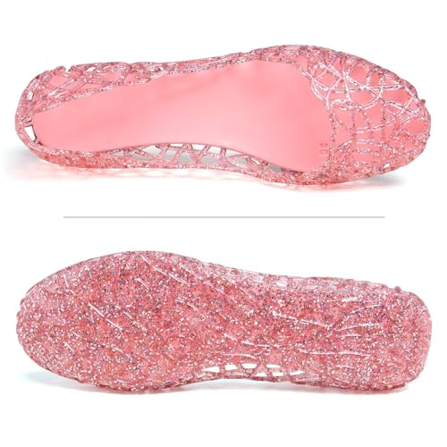 Image of Dear Time Women Flat Heel Summer Beach Jelly Shoes
