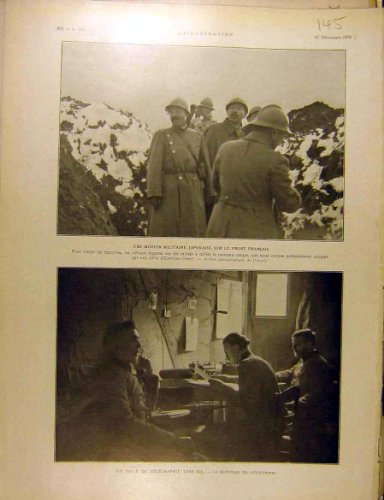 Original old antique victorian print Telegramma