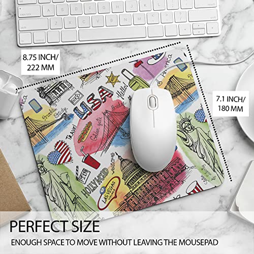 Image of PAPER PLANE DESIGN Mouse Pad Designer Anti Skid Mouse Pads for Desktop and Laptop Computers. D1216