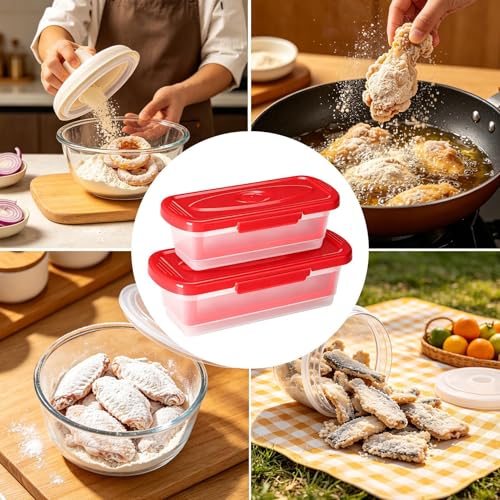Boîte shaker de blecteur de poisson avec enrobage uniforme sans gâchis - 5