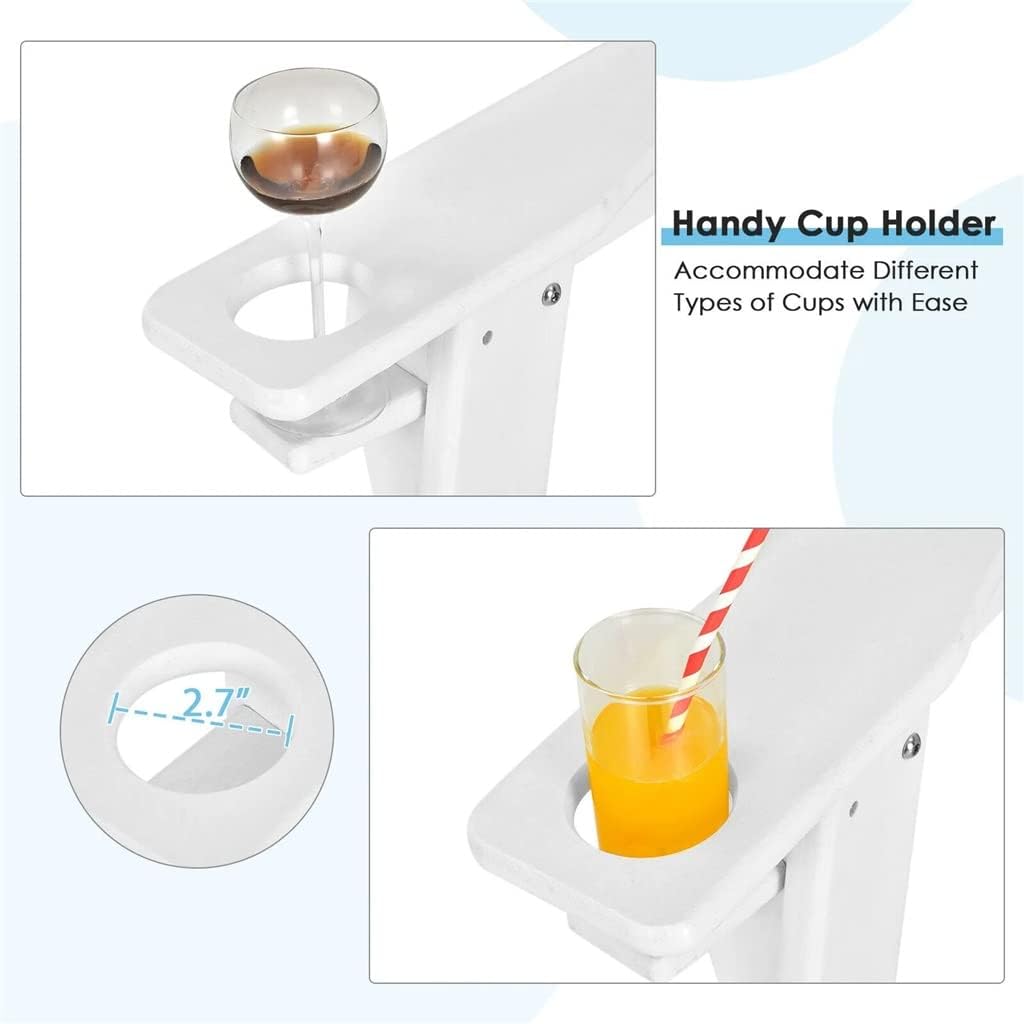 4 Piece Patio Dining Chairs Stackable Removable Cushioned Garden