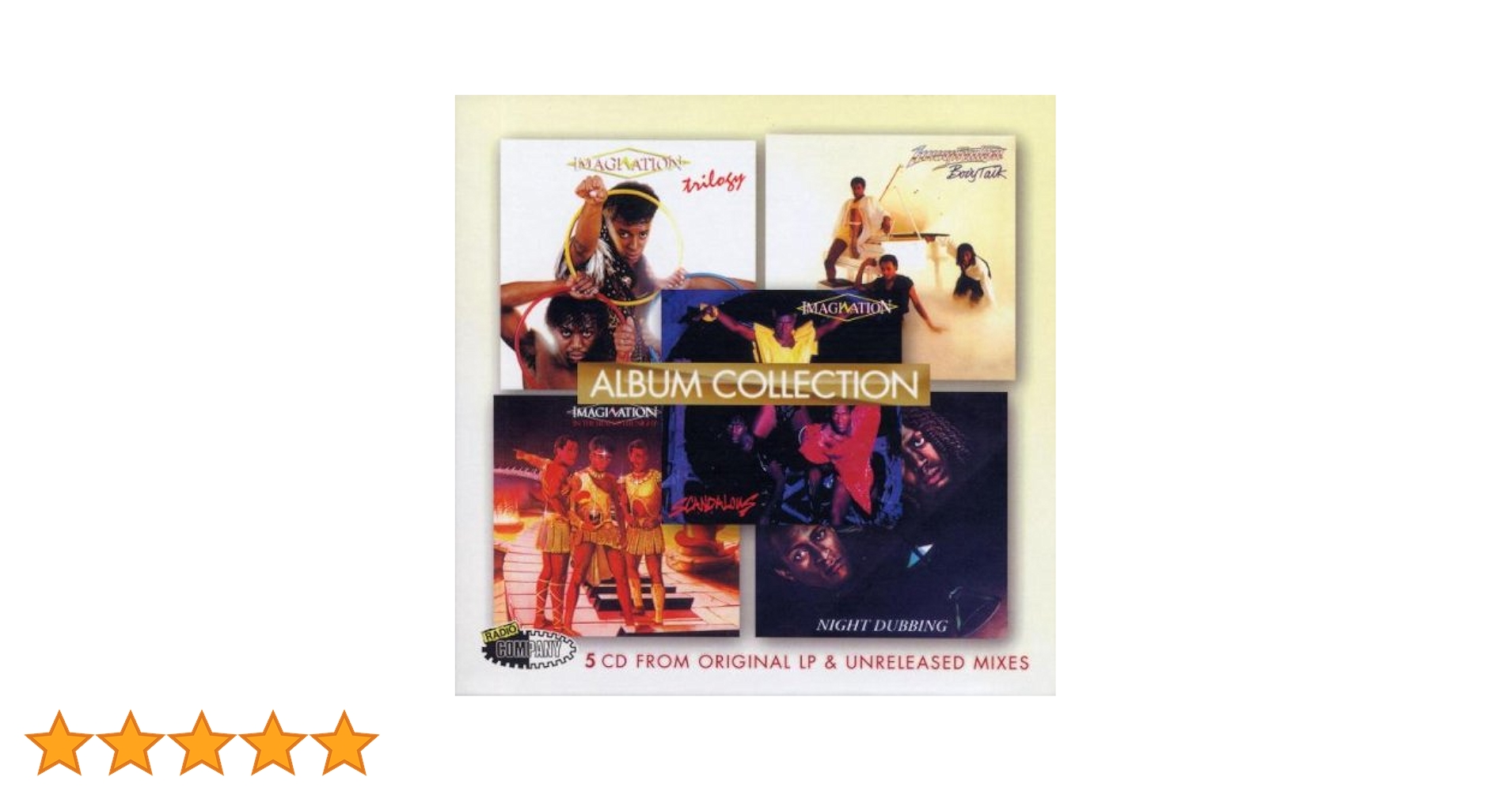 洋楽 IMAGINATION / ALBUM COLLECTION: 5CD FROM Imagination – Album