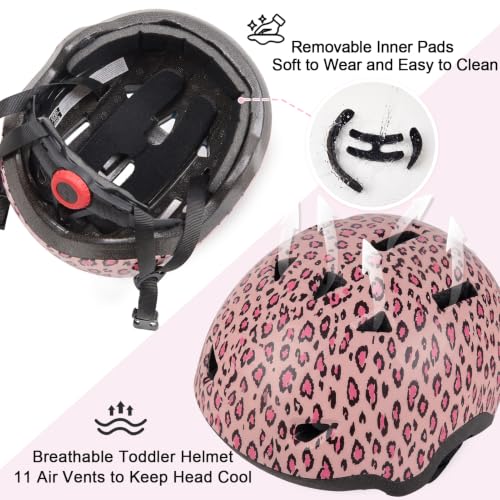 Image of Toddler Helmet, Adjustable Kids Bike Helmet for Ages 1-3-8 | Lightweight Baby Infant Helmet, Toddler Bike Helmets for Boys Girls for Balance Bike, Scooter, Cycling, Skateboard