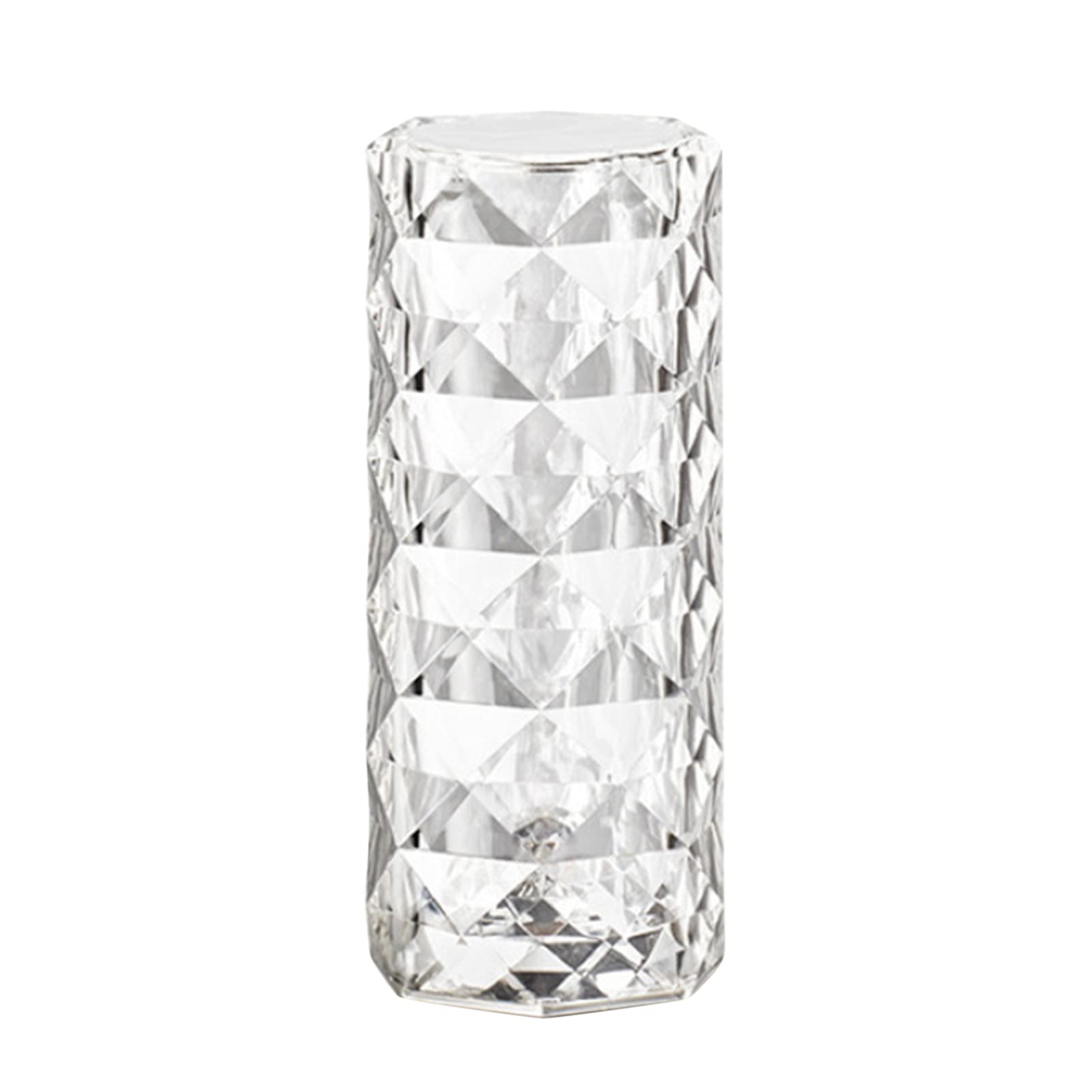 Yabuy Acrylic Diamond Touching Control 3 Lighting Colors with Brightness Adjustable USB Crystal Table Lamp