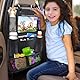 XFSRG Auto Rücksitz Organizer Kinder Rückenlehnen Tasche Wasserdicht Rücksitztasche Tablet Halter Aufbewahrung Getränkehalter Spielzeug