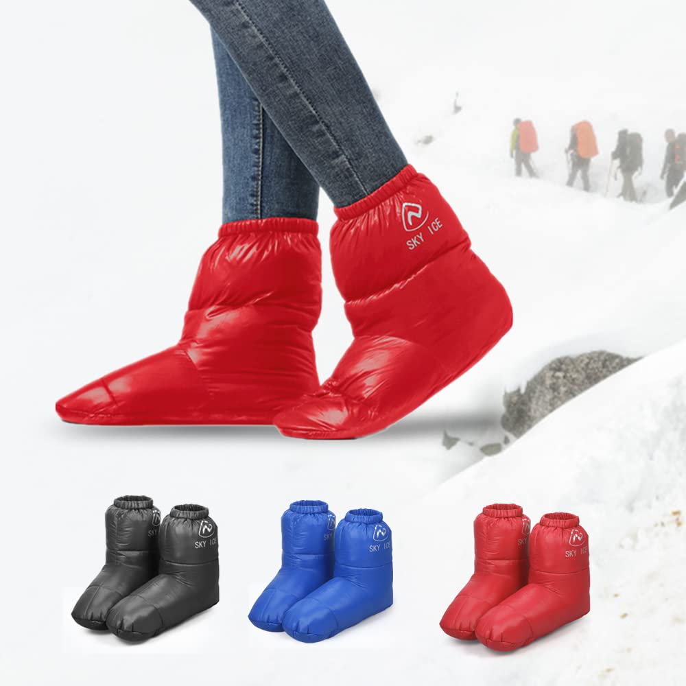 Inverno Caldo Anatra Piuma Pantofole Stivali Casa Campeggio Scarpe Calzature per Uomo Donna
