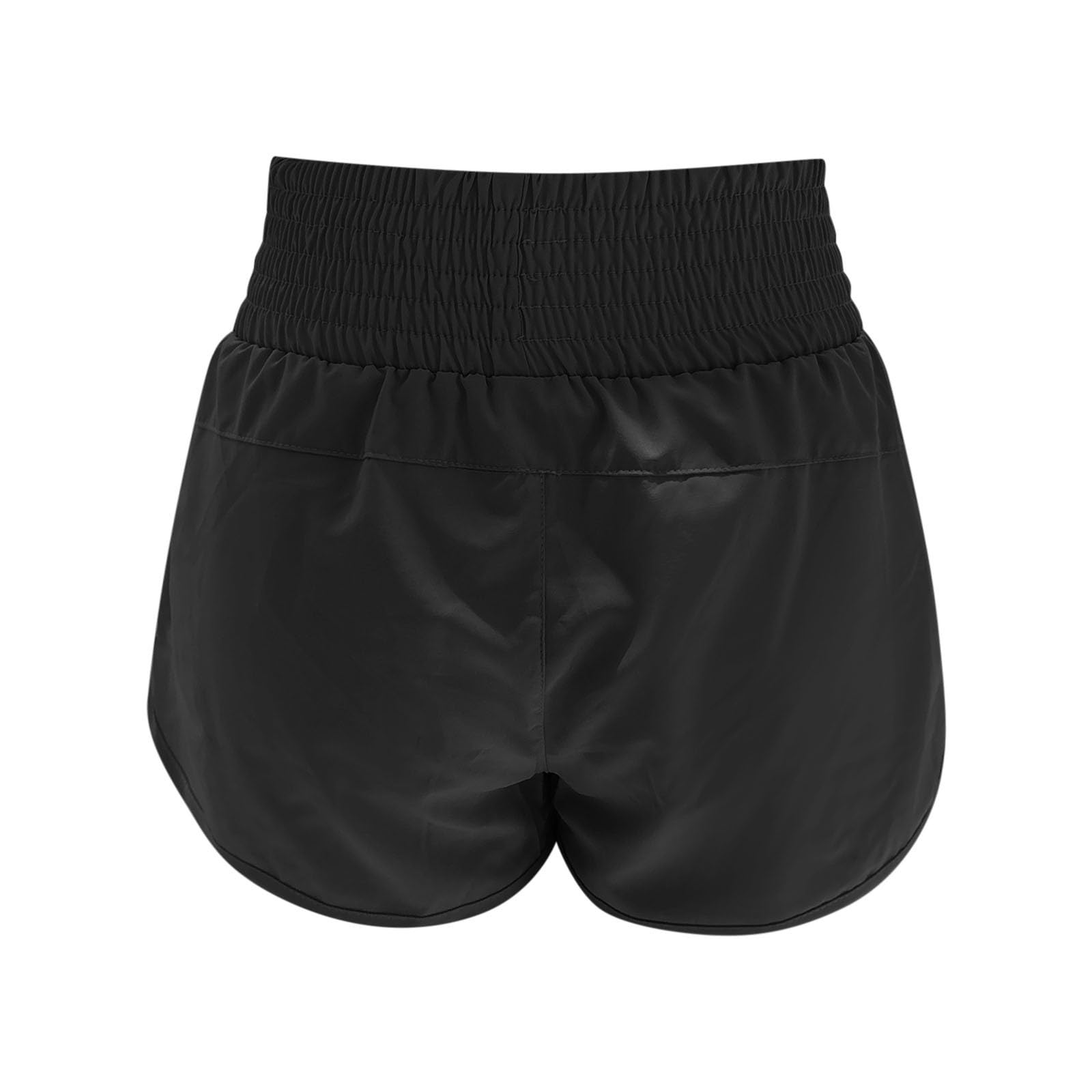 Pantalones Cortos Yoga Cintura Alta con Forro, Transpirables Secado rápido para Gimnasio y Uso General, Mujer, Tejido elástico, cómodos funcionales, Bolsillo