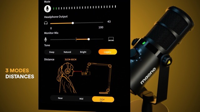 Amazon.com: MAONO Dynamic Microphone, USB/XLR Podcast PC