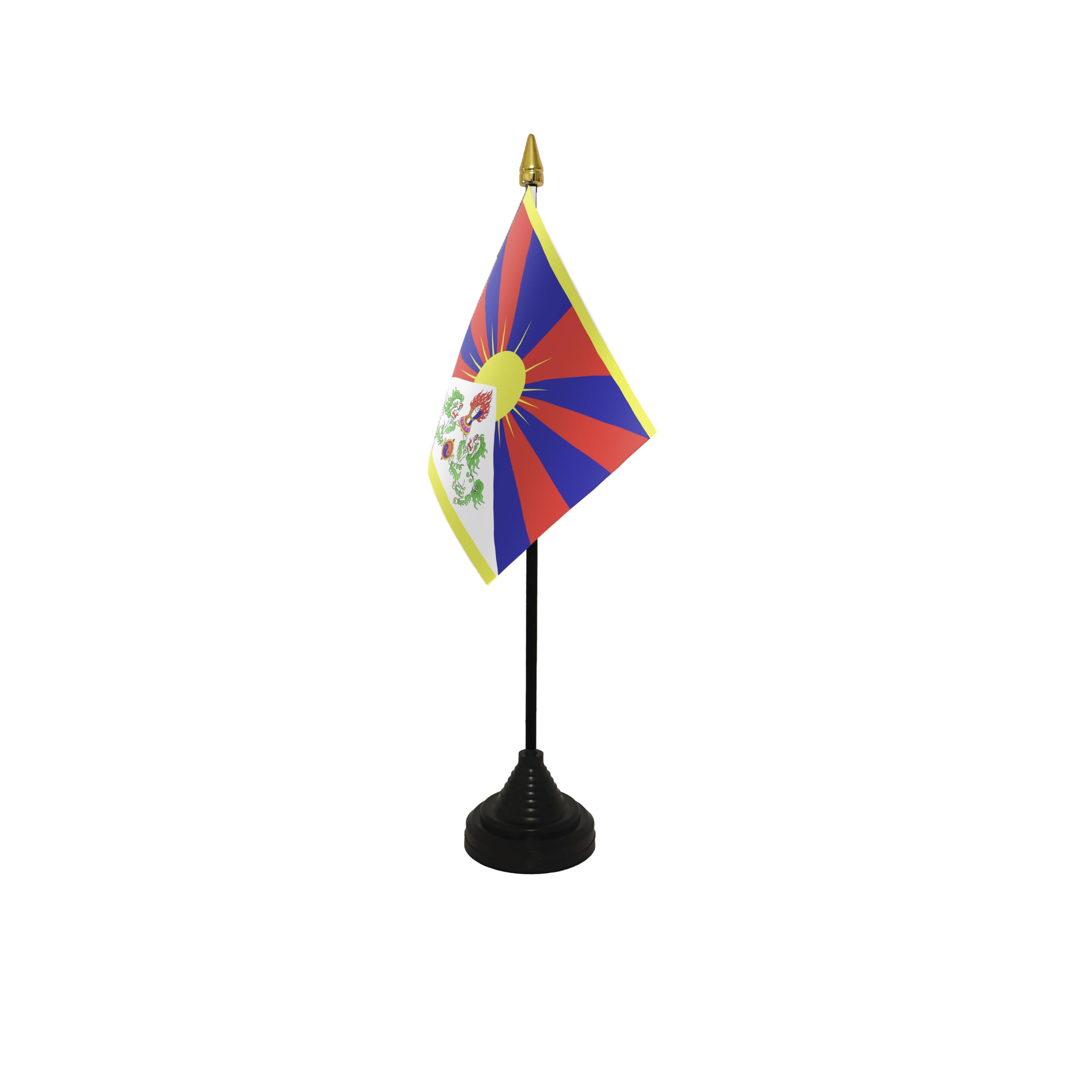 Flagtex Tibet Small Table Flag With Black Base โ image 1