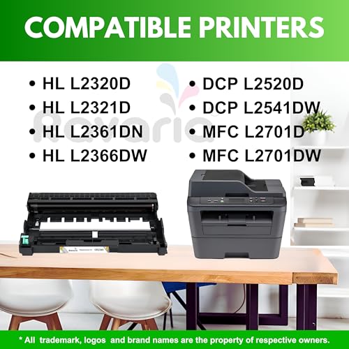 Image of DR 2365 Drum Unit Compatible for Brother Printer HL- L2320D, L2321D, L2361DN, L2366DW, DCP-L2541DW, L2520D, MFC-L2701D, L2701DW (DR 2365 Drum Unit)