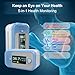 MEDLINKET AM801 5-in-1 Pulse Oximeter with Alarm, Medical Grade Finger Oxygen Meter for Home Use, Monitors SpO2, Temperature, PR, PI, Plethysmograph, OLED Display, FSA/HSA Eligible