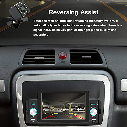 ERYUE Leitor de MP5,Receptor de rádio BT FM estéreo para carro de 5 polegadas com Carplay Suporte au
