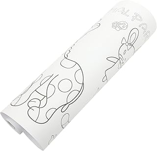 Alasum Giant Coloring Poster for Kids Zoo Animal Wall Coloring Poster Educational Coloring Book Tablecloth Table Cover for Class School Home Birthday Party for Boys and Girls