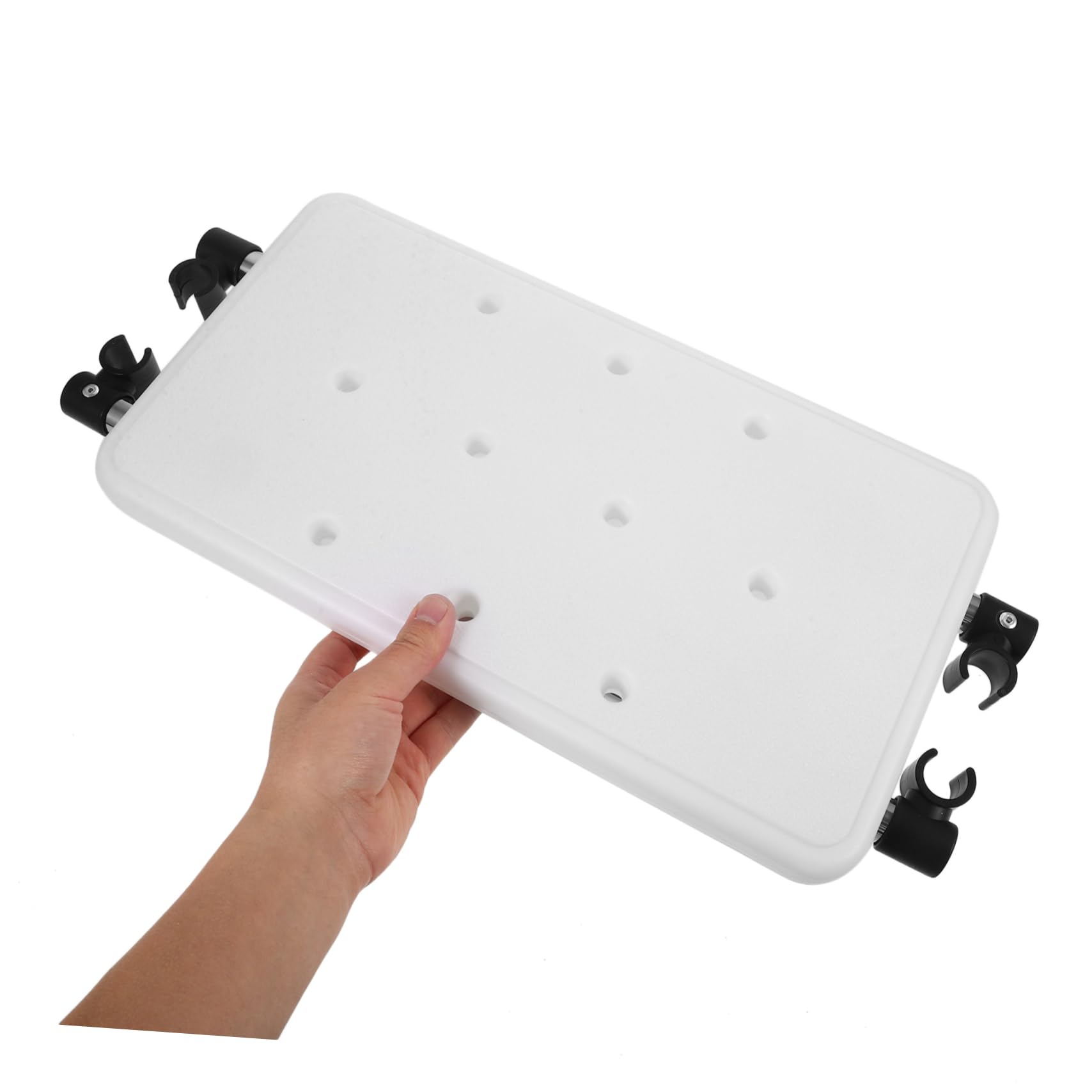 VICASKY Accessorio Supporto Reversibile per di Deambulatore e Lega Sedile in Alluminio Plastico Stabile e Confortevole per Sedile da Doccia