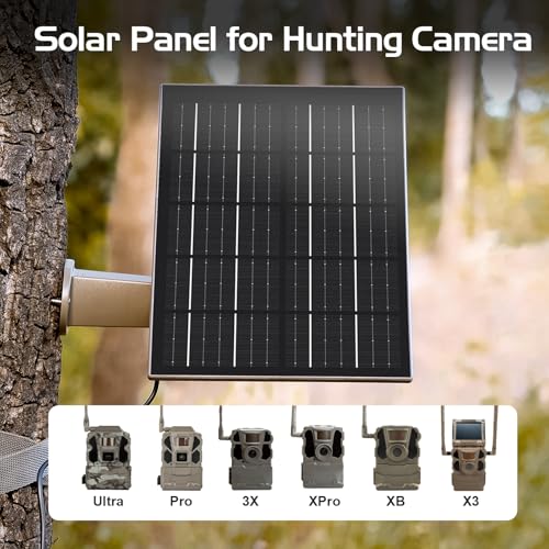 Image of New Reveal Solar Panel Built-in 6V /7400mAh 12V /3700mAh Lithium Battery | Compatible with Camera Reveal Ultra, X Gen 3.0, Pro 3.0, X, X Pro, X Gen 2.0, XB, SK