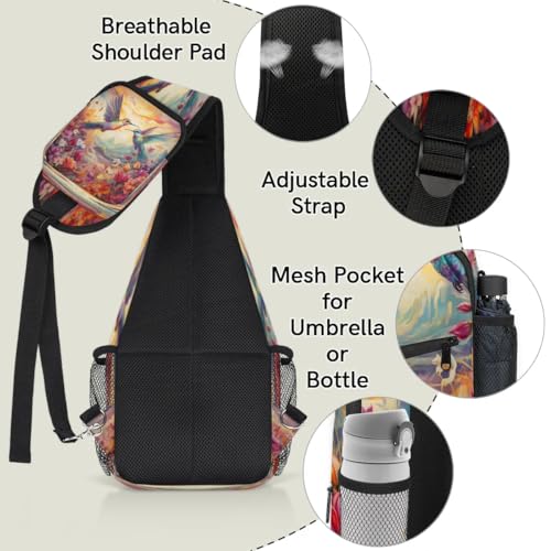 Bolso cruzado unisex para viaje y senderismo miniatura 4