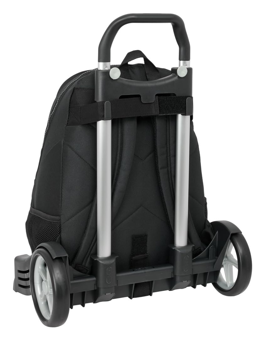 Safta MUNICH TOPO - Mochila Escolar, Espalda Ergonómica, con Carro Evolution, Ideal para Niños de Diferentes Edades, Cómoda y Versátil, Calidad y Resistencia, 32x16x44 cm