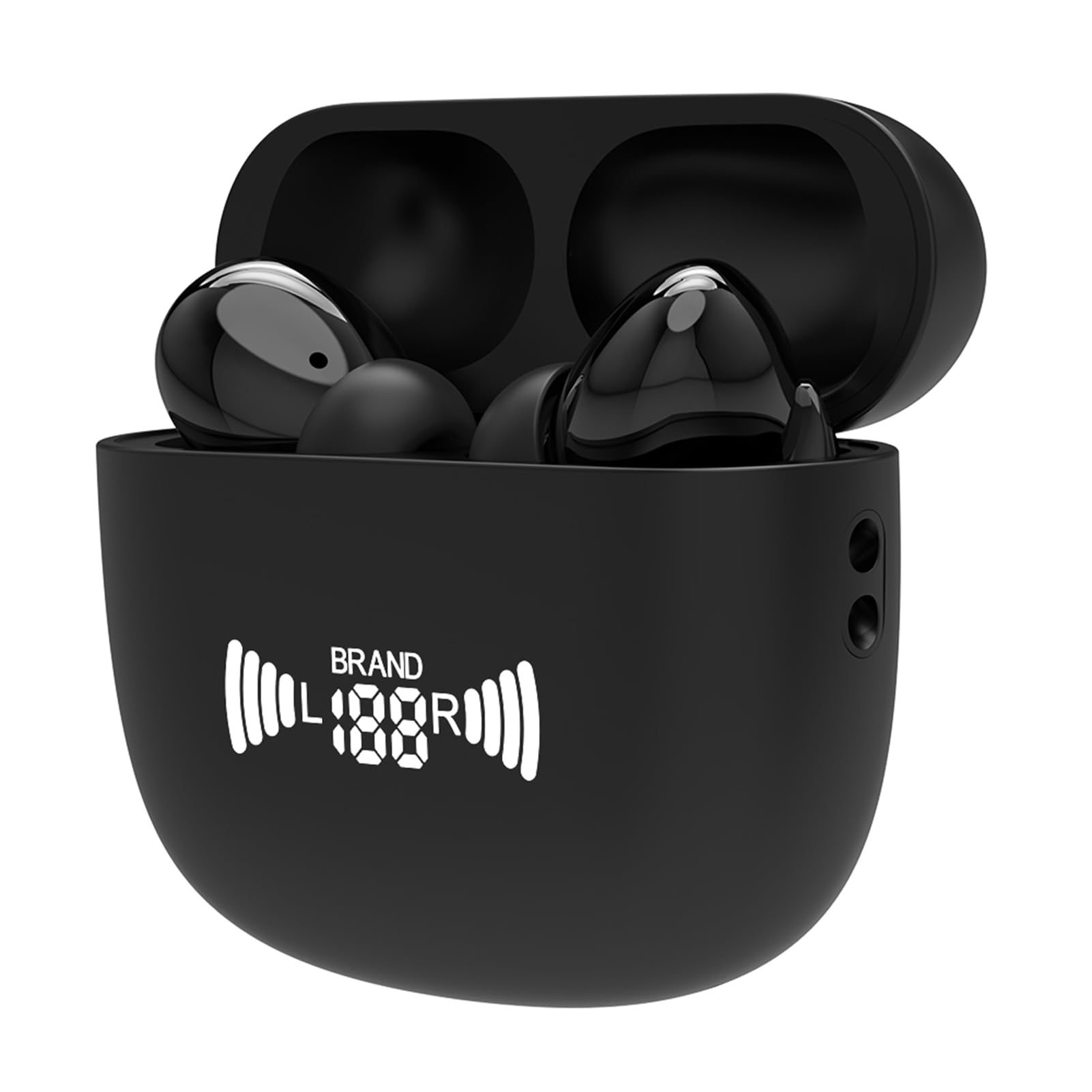 Docooler A8 Language Translator Earbuds Supports 100+ Languages Online Two-Way Translation Earbuds Compatible with iOS and Android BT 5.3 Headphones