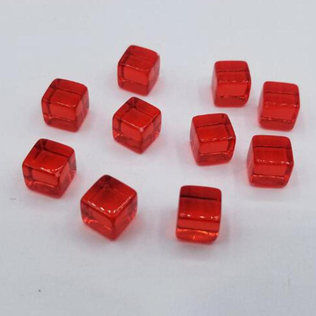 Lot de 400 Dés Vides (10 Mm, 4 Couleurs) pour Plateau de Jeu et Table