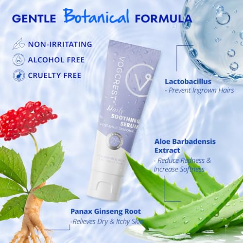 After Shave for Women: Post-Shave Soothing Serum for Face Legs Bikini Arms to Reduce Redness - Image 5