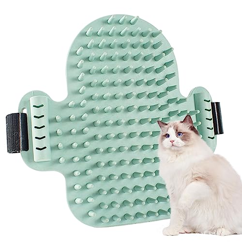 Moxeupon Peines de Masaje Autoaseo para Gato,Cepillo de Rascar Peines de Esquina para Mascotas | Herramienta de Automasaje para Cepillo de Pared Peines de Masaje para Gato con