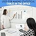 Tellegloww Black Magnetic Tape Roll Thin Strips, 1/4 Inch X 100 feet Magnetic Board Dividers Whiteboard Graphic Decorative Tape Marking Line for Classroom Office Art Accessories