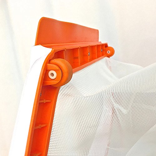 Épuisette de fond Deluxe avec filet en nylon pour piscine