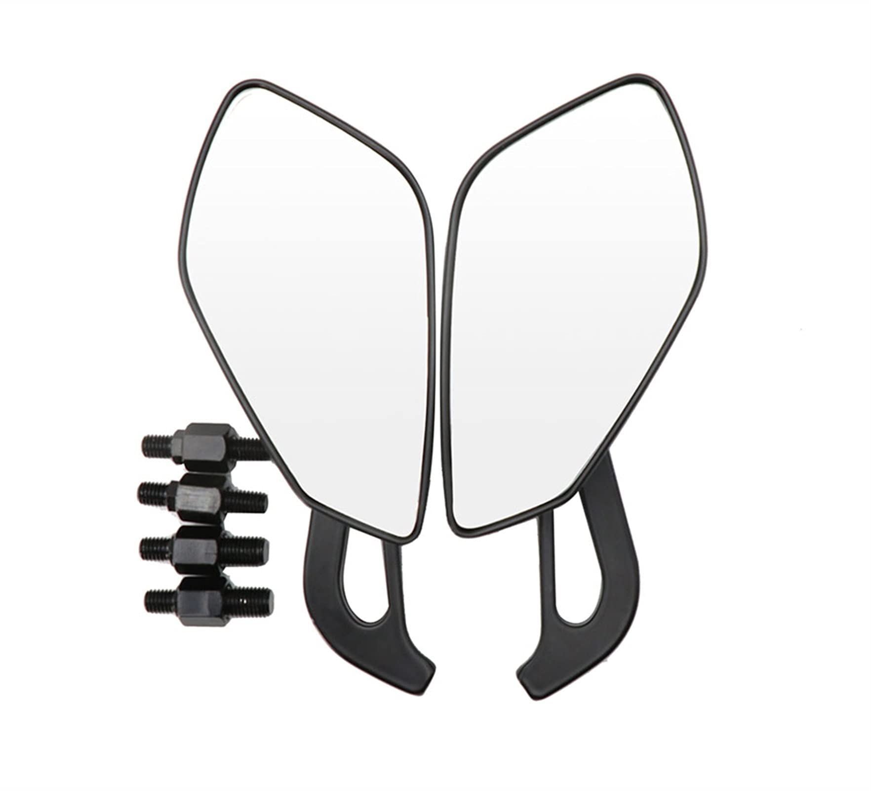 Rétroviseur 2 Pièces Moto Vélo Cruiser Chopper ATV Aluminium M8 M10 Moto Rétroviseur Scooter E-bike Rétroviseurs
