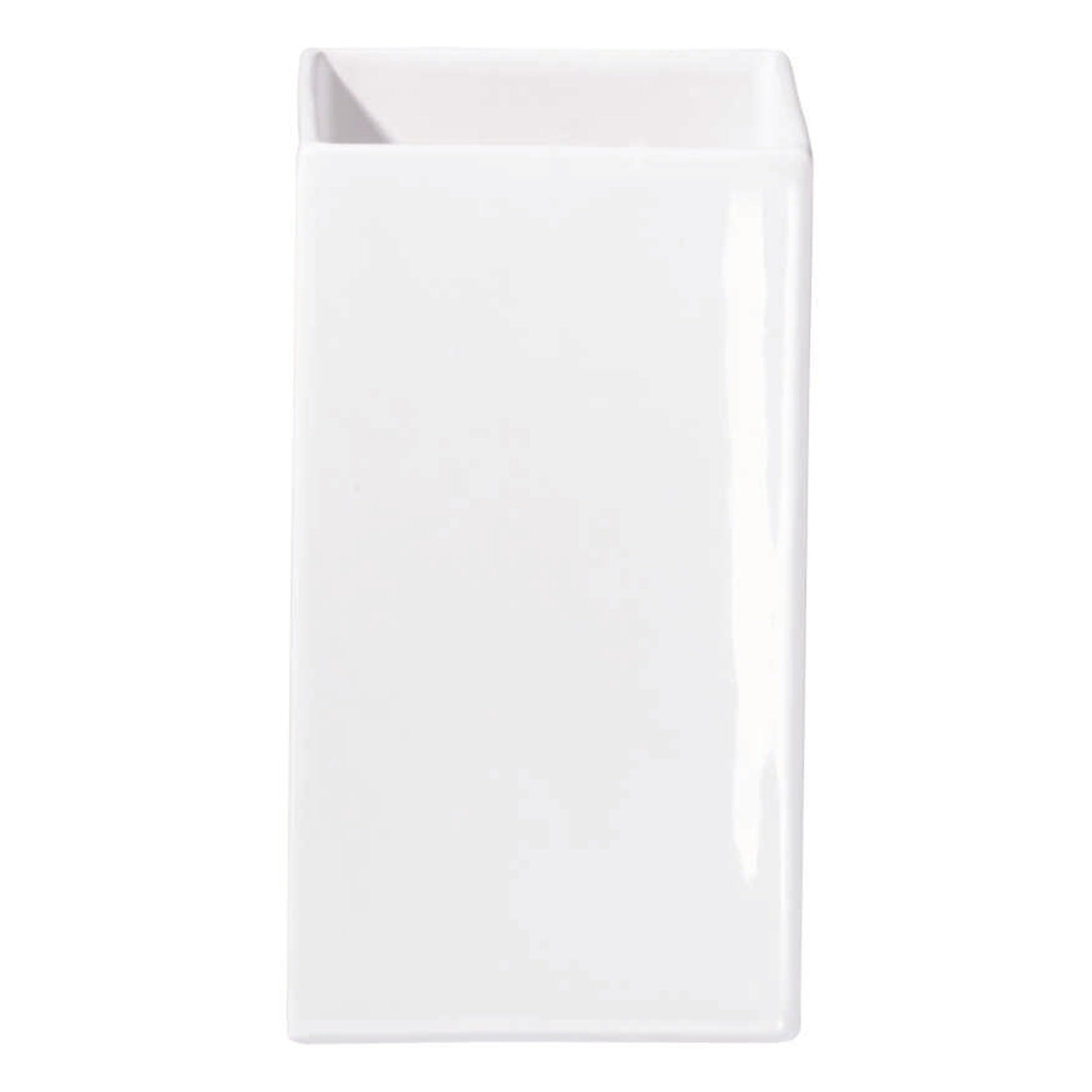 ASA 4606005 11.5 x 11.5 x 21 cm Ceramic Flower Vase, White
