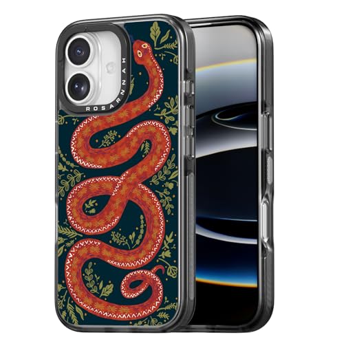 Coque compatible avec iPhone Rosarnnah 17BS motif serpent gothique amusant protection 2m