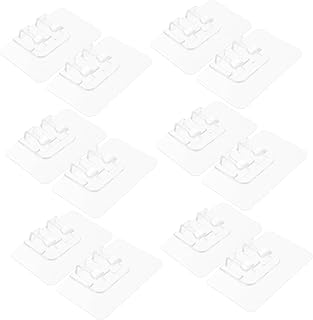 100個 クリスマスライトフック 強力粘着式コードオーガナイザー 屋外対応 防水耐候性 簡単貼付け イルミネーション用ストリングライ