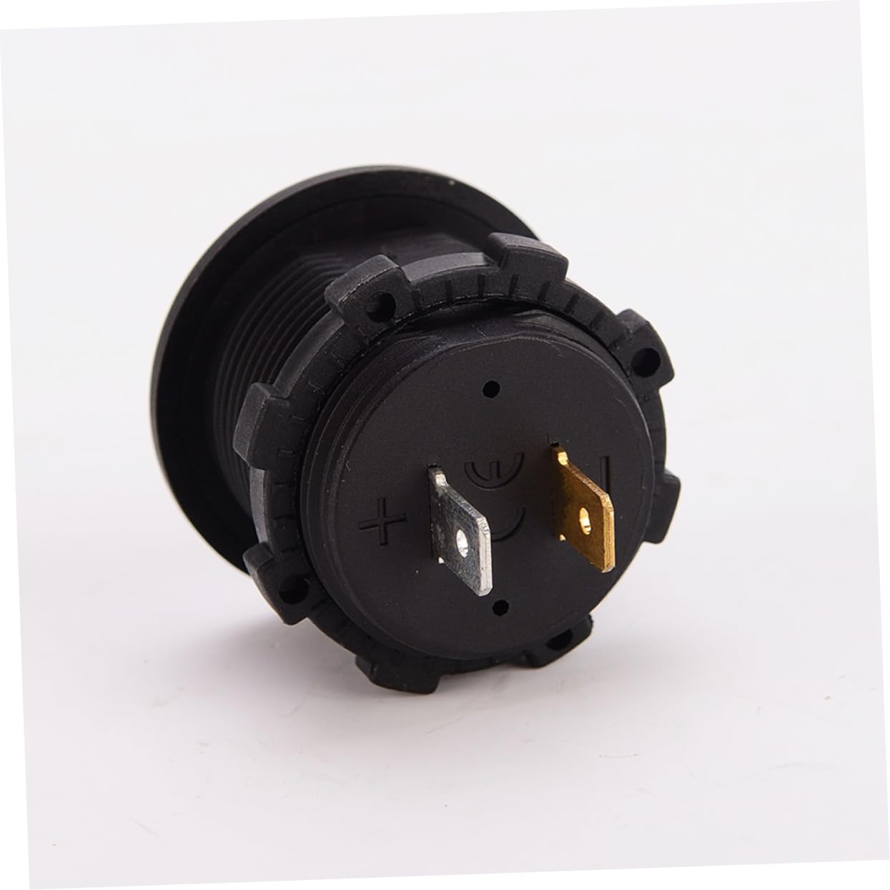 SOLUSTRE 24v Kleiner Digitalvoltmeter für Auto und Motorrad mit Blinkalarmfunktion und Kunststoffgehäuse 5-30v Eingangsspannung Kompakt für Fahrzeuganwendung