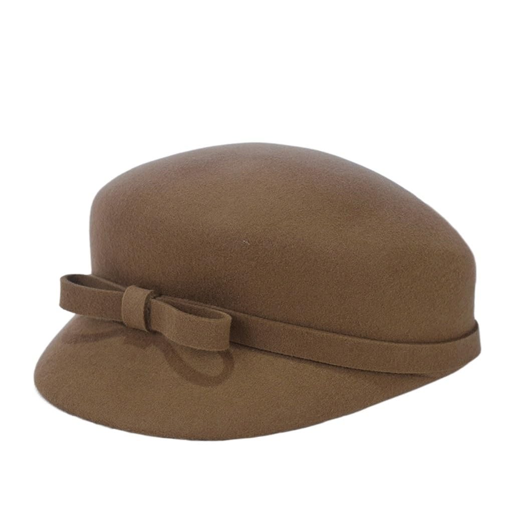 Chapeau d'automne et d'hiver Chapeau équestre Chapeau de Cavalier Chaud de Loisirs for Femmes Chapeau en Feutre(D)